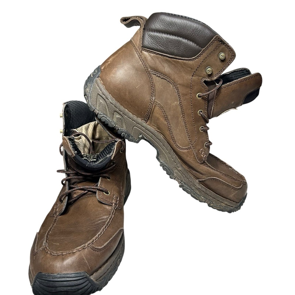 Red Wing Irish Setter 805 Brown Leather Hunt Havoc Boots Men's Size 14 Goretex - Picture 12 of 14
